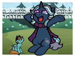 little-rainbird:  (( Based on a real skype chat with Boldy. Scarfsville inspired by Sweater Town. ))  Daww &lt;3