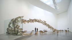 myedol:  Head On by Cai Guo-Qiang 99 wolves