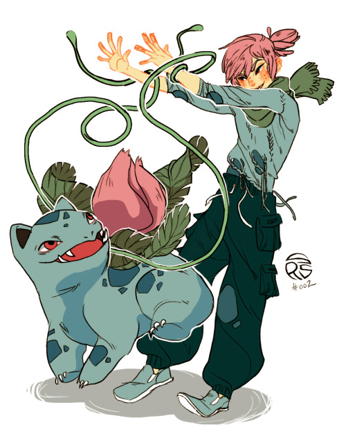 pkmnathon:Bulbasaur evolved into disgruntled, prepubescent teenager, ivysaur! 