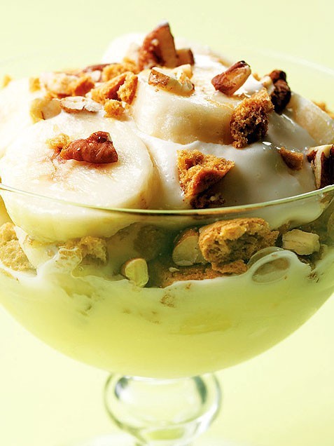 Guilt-Free Dessert: Gingersnap-Banana Frozen Yogurt
Combine chopped gingersnaps, bananas and toasted pecans with frozen yogurt for a quick dessert
Get the recipe!