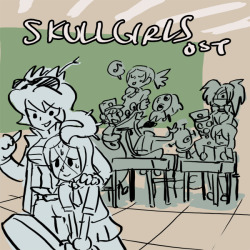 personasama:  Skullgirls OST concept sketches (part 2) Tried a KOF style cover approach to some of these along with various other takes. 