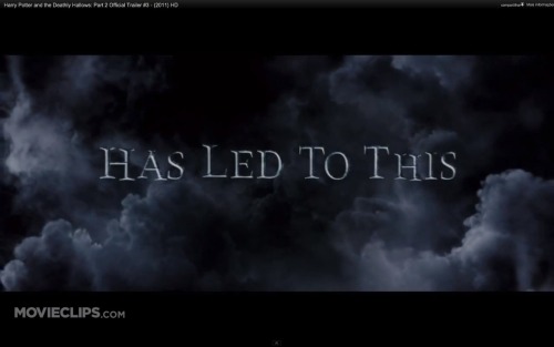 yourfacesirihateit:  voldemortusescolgate:  ok so let us all just stop whatever we are doing and agree on how pathetic was the “breaking damn - part 2” trailer’s shameless attempt to copy “harry potter and the deathly hallows” campaign   “every