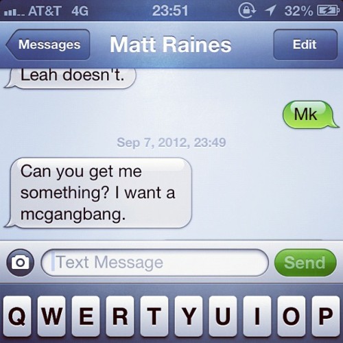 Mcgangbang. Hahaha (Taken with Instagram)