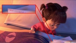 Heartdisney:  Boo’s Real Name Is Mary, As Shown Briefly On One Of The Crayon Drawings