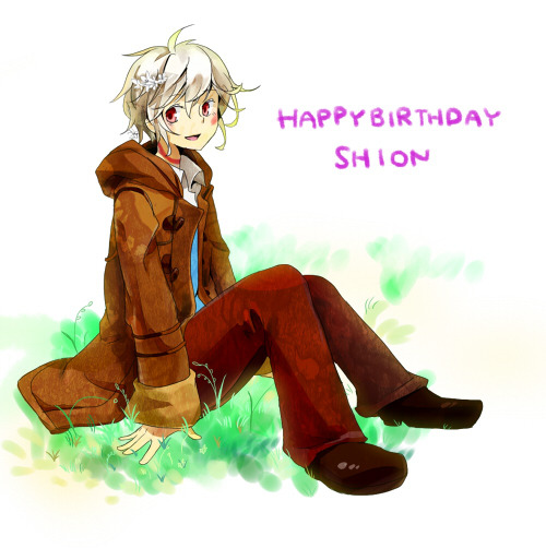 kagome28:  Dibujado por: なのひと Feliz, feliz.. El cumpleaños de Shion sigue