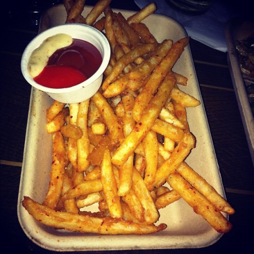 And kimchee fries:) I love fries haha. #kryptonite #culvercityeats (Taken with Instagram)