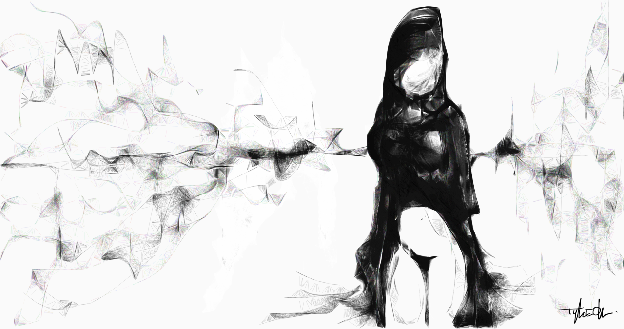 theartofanidiot:  Just fucking around with this again. Idk what is it really…