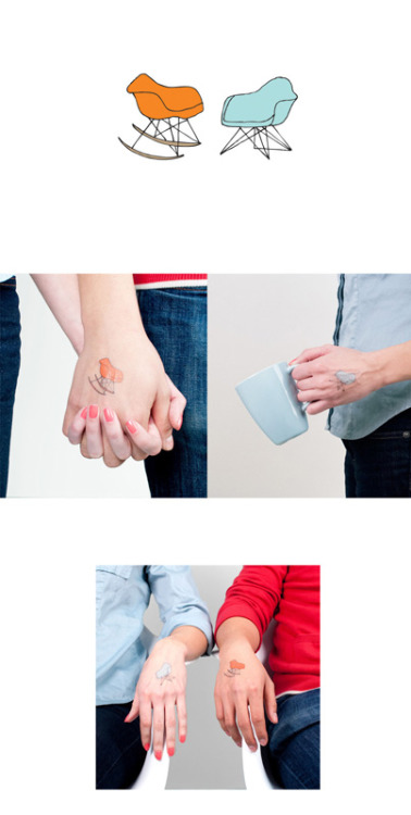 my oh my, temporary eames tattoos!!!