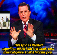 bridmpreg:sandandglass:Stephen Colbert deconstructs the meaning of One Direction’s lyrics. whtaJAJAJ