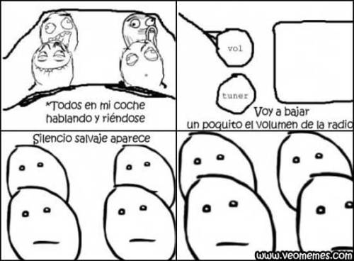 blogdehumor:  Cuando bajas el volumen de la radio…http://blogdehumor.tumblr.com/