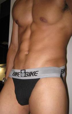 jockstrapguyz:  Bike Jockstrap I found him. He posted himself to sell the Jockstrap on eBay site. 