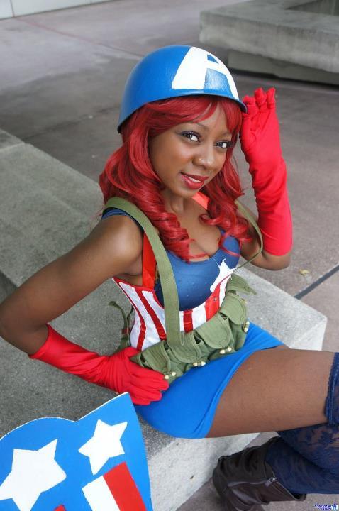 cosplayingwhileblack:  X Character:Fem! Captain America Series: Marvel Comics SUBMISSION 