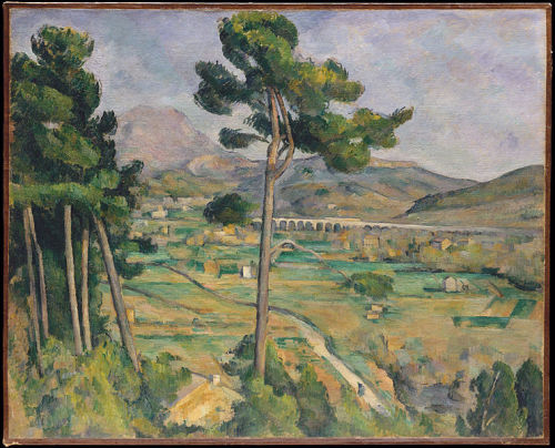 vandrare:Paul Cézanne: Mont Sainte-Victoire and the Viaduct of the Arc River Valley, 1882-1885