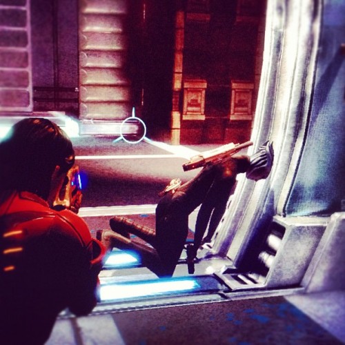 bleecake:  Liara has found no dignity in death. (Taken with Instagram) 