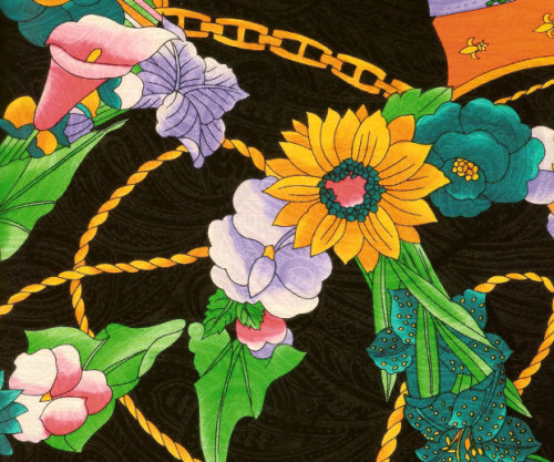 mirror80:
“ Flowers and chains (Image from 1980s Fashion Print by Marnie Fogg)
”