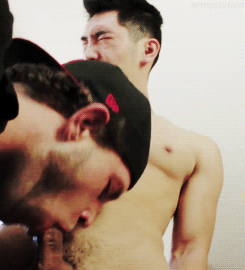 ilikesmalldicks:  I like the way this shows an Asian guy being serviced by the
