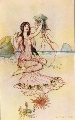 venusmilk:  The book of fairy poetry, 1920Illustrations by Warwick Goble“What form she pleased each thing would takeThat e’er she did behold.” 
