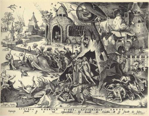 {Sin as a map, if there is such a thing…}Pieter Bruegel the Elder, The Seven Deadly Sins, or The Sev