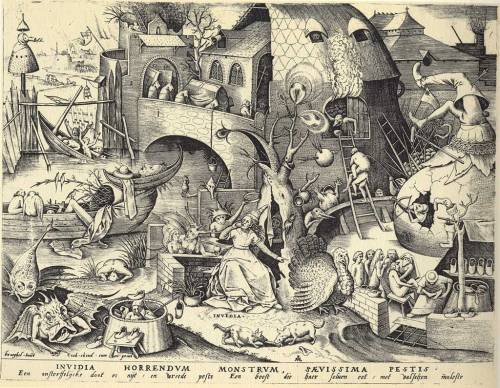 {Sin as a map, if there is such a thing…}Pieter Bruegel the Elder, The Seven Deadly Sins, or The Sev