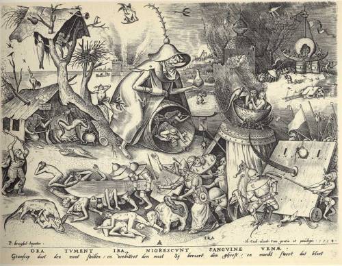 {Sin as a map, if there is such a thing…}Pieter Bruegel the Elder, The Seven Deadly Sins, or The Sev