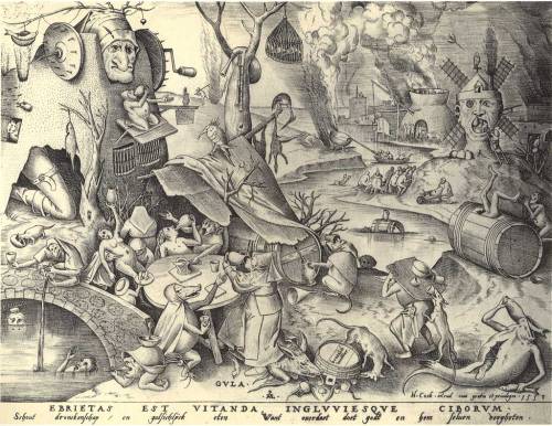 {Sin as a map, if there is such a thing…}Pieter Bruegel the Elder, The Seven Deadly Sins, or The Sev