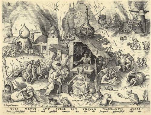 {Sin as a map, if there is such a thing…}Pieter Bruegel the Elder, The Seven Deadly Sins, or The Sev