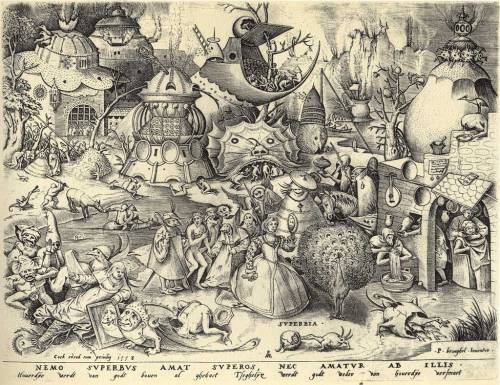 {Sin as a map, if there is such a thing…}Pieter Bruegel the Elder, The Seven Deadly Sins, or The Sev