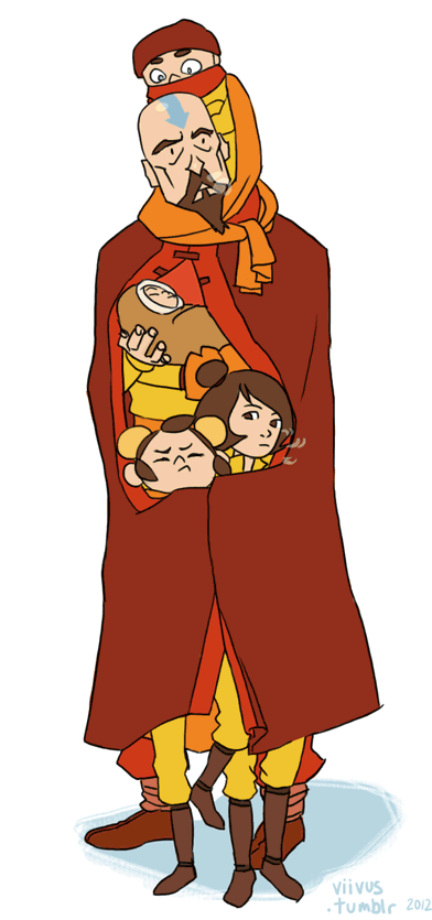 viivus:  Man just look at Tenzin’s warm-looking cloak/cape thing. (Someday I will