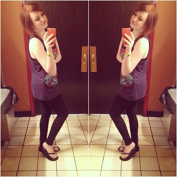 aman-duh:  Being cute at my boyfriends work. Follow me on Instagram- littleredfawn