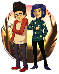 peachymints:  Paranorman is a fantastic film, I’m at loss for words again Laika. I adore Norman so much.  I only meant to draw Norman, but hey, Coraline dealt with a witch too. They have something in common.  
