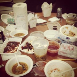 When college kids get hungry # collegelife (Taken with Instagram)