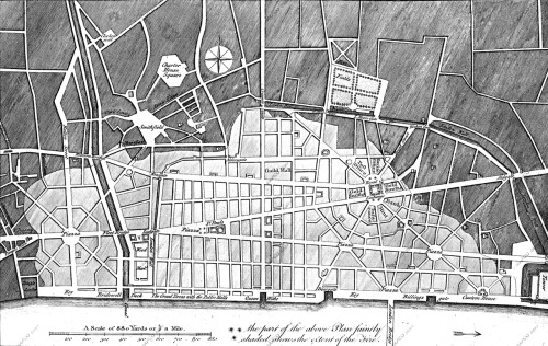 1972projects:1666: Sir Christopher Wren’s ‘Plan for the Rebuilding of the City of London after the D