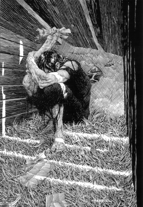 cravingdesires: theremina: Bernie Wrightson Illustrations of Mary Shelley’s “Frankenstei