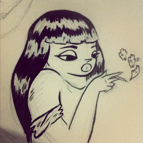 lizelikeslife:Character work for Claws. She is shaping up. (Taken with Instagram)