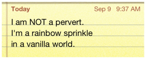 evinctus:  I like the rainbow sprinkle thing. But two aren’t mutually exclusive.  #perver