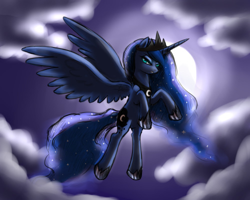 epicbroniestime:  Lunar Princess Colored by *MapleSunrise 