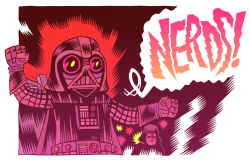 brianmichaelbendis:  Nerds! Artist Dan Hipp