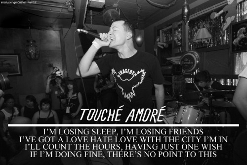 imafuckingm0nster: Touché Amoré - Honest Sleep