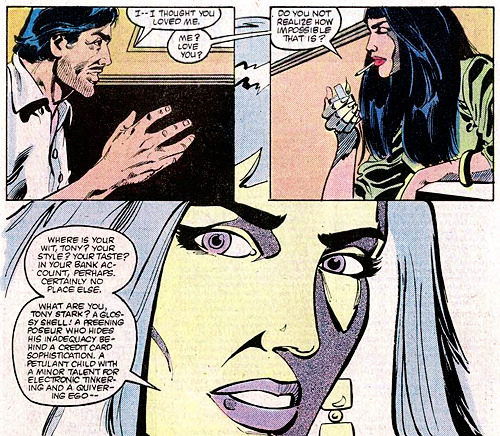 paperthinfancies:  Iron Man Vol 1 #167. February 1983.  Ouch.