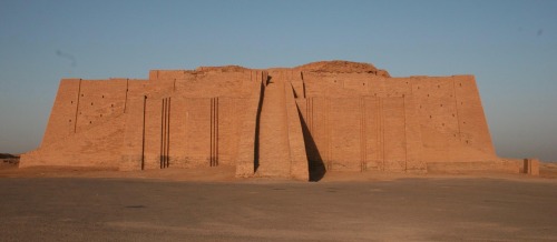 Built of mud-brick, the Ziggurat at Ur was built by Ur-Nammu c. 2050 BC during the Third Dynasty of 