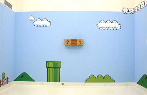 martinekenblog:  The room that makes you a part of Super Mario world 