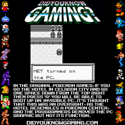 didyouknowgaming:  Pokemon. 