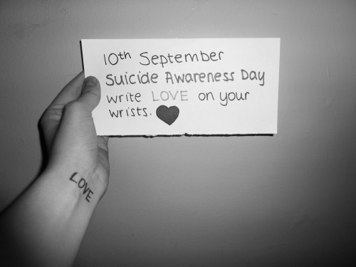 poisonn-in-my-veins:  sugar-and-sparks:  ohheyitsisabelle:  PARTICIPATING. are you going to stand up to suicide? by writing “love” or “to write love on her arms” on your armsor by wearing yellow? <3   I’m doing this(:  I’m going to wear