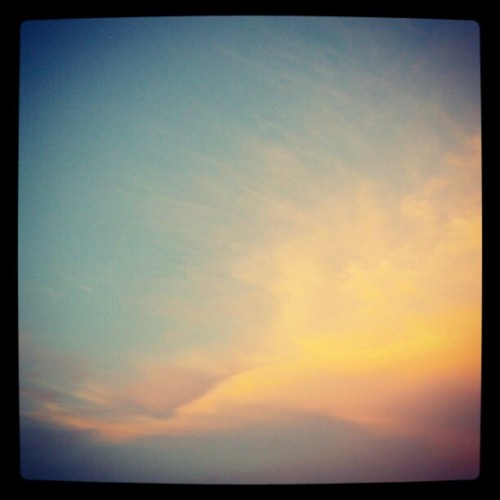 Folds in the sky. #la #westcovina #sky #clouds #sunset #home (Taken with Instagram)