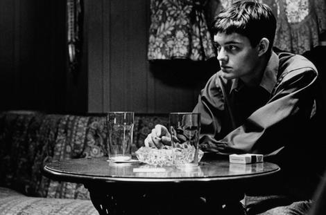 Sam Riley as Ian Curtis in Control