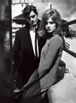 Natalia Vodianova & Sam Riley by Mert