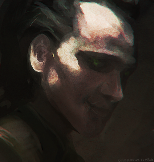 coldslough:  Speedpainting faces with drama lighting because I can’t sleep. Reference used | Music on loop: X 