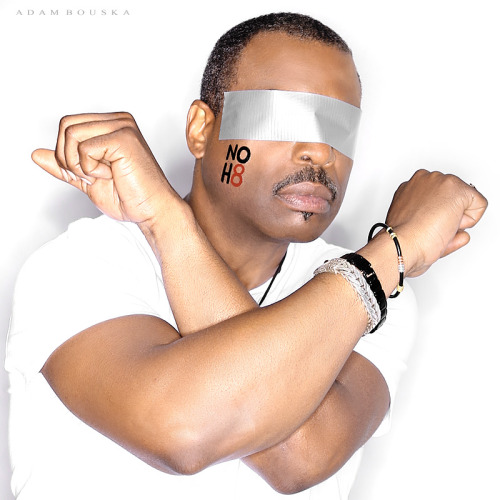 Star Trek 46th Anniversary Tribute #NOH8 photo featuring LeVar Burton as Geordi La Forge!