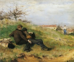 Emile Friant    Le Repos Des Artistes, 1880