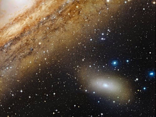 spaceplasma: M110: Satellite of the Andromeda Galaxy  Our Milky Way Galaxy is not alone. It is 